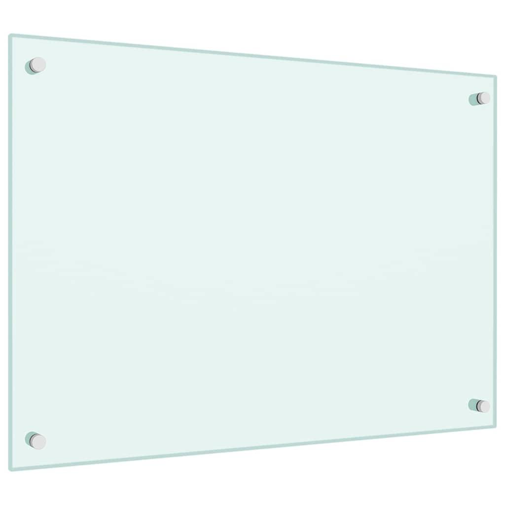 Protección salpicaduras cocina vidrio templado color leche 100x60 cm