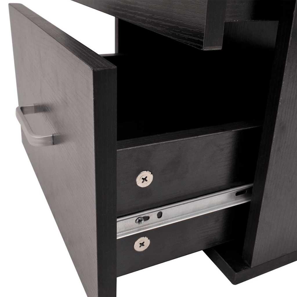 Conjunto de muebles de baño y lavabo 7 piezas beige