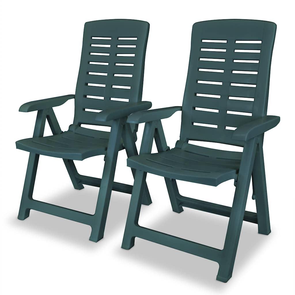 Set de mesa y sillas bistró de jardín 3 piezas plástico blanco