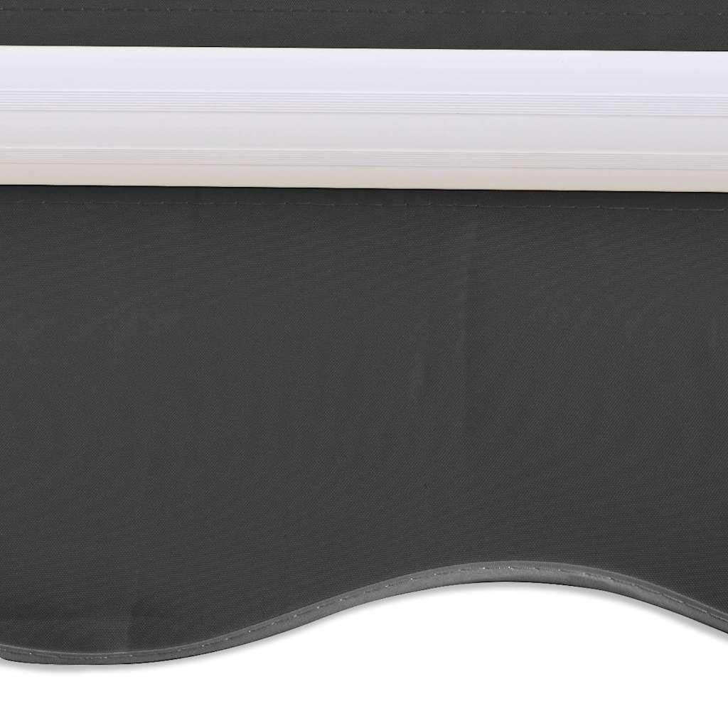 Toldo plegable de operación manual 300 cm amarillo y blanco