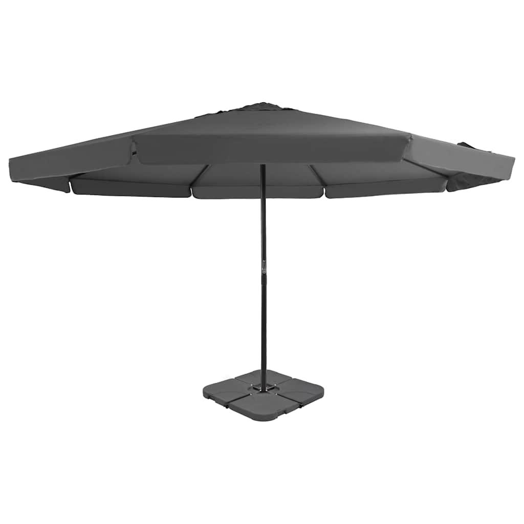 Sombrilla de jardín con base portátil