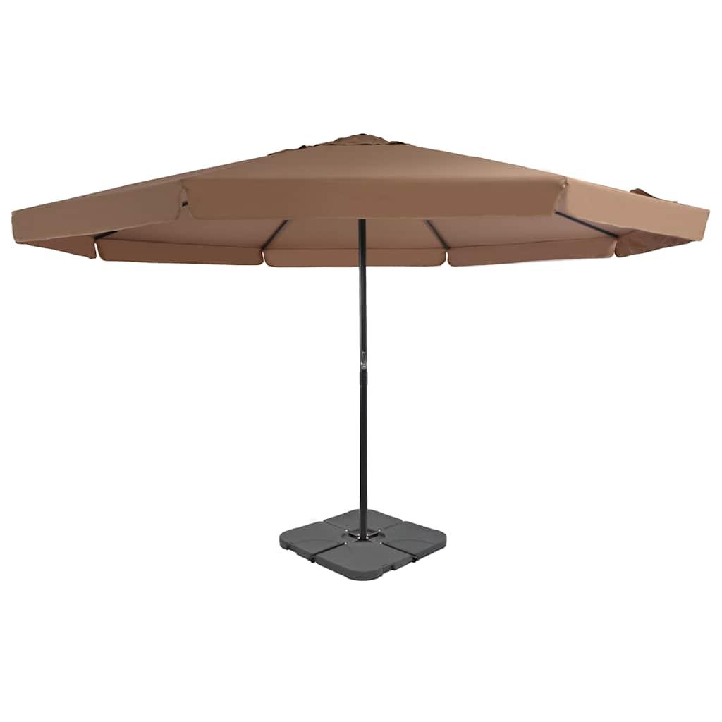 Sombrilla de jardín con base portátil