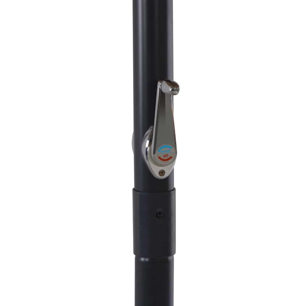 Sombrilla de jardín con base portátil