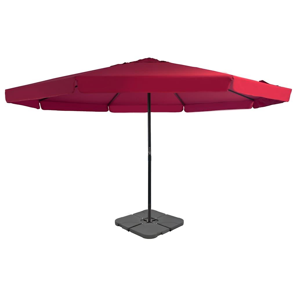 Sombrilla de jardín con base portátil