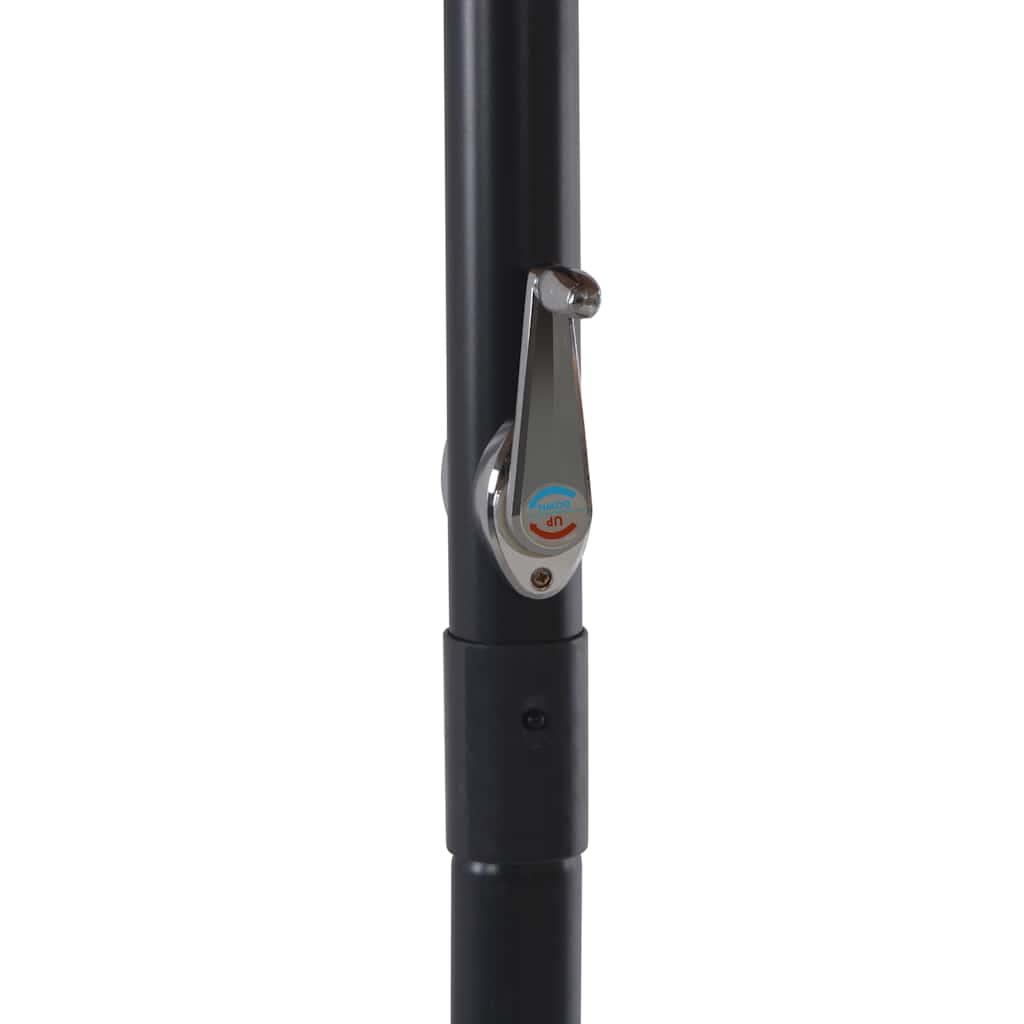 Sombrilla de jardín con base portátil