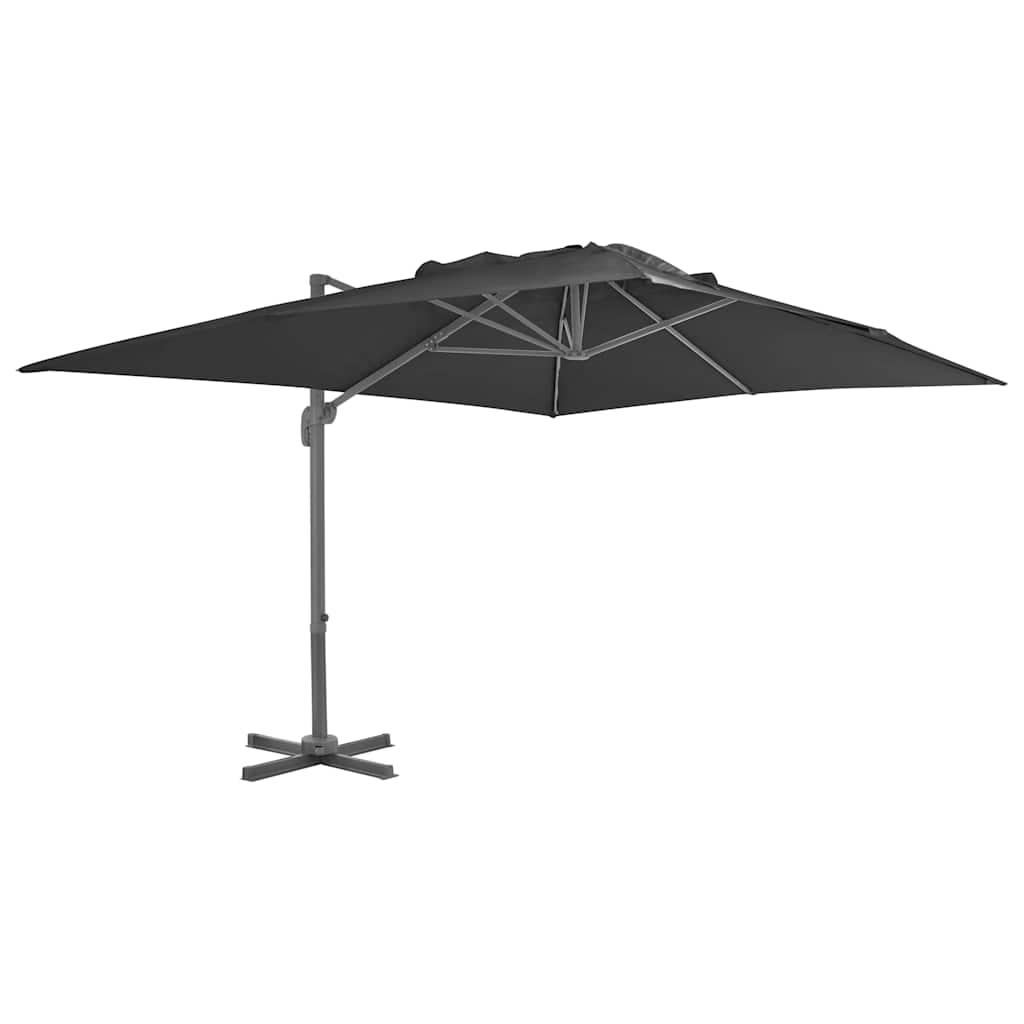 Sombrilla de jardín con base portátil