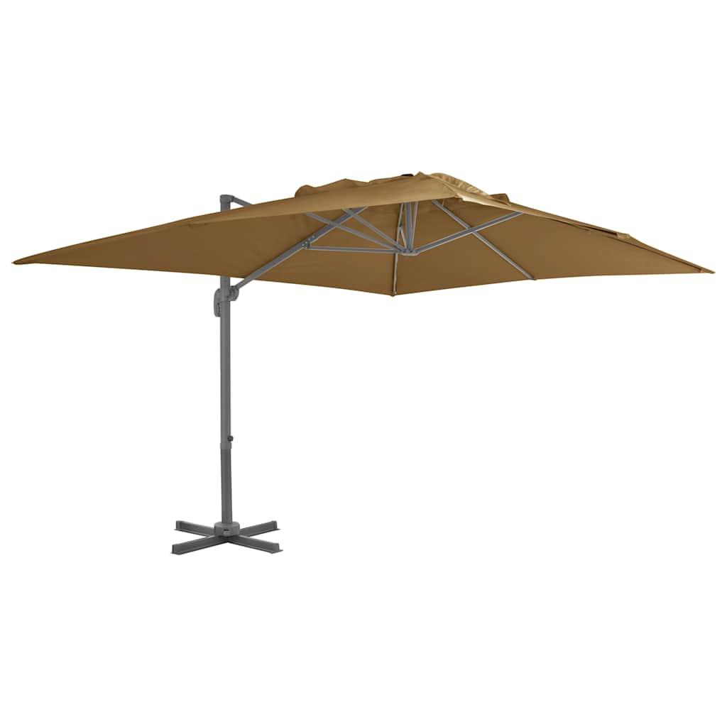 Sombrilla de jardín con base portátil
