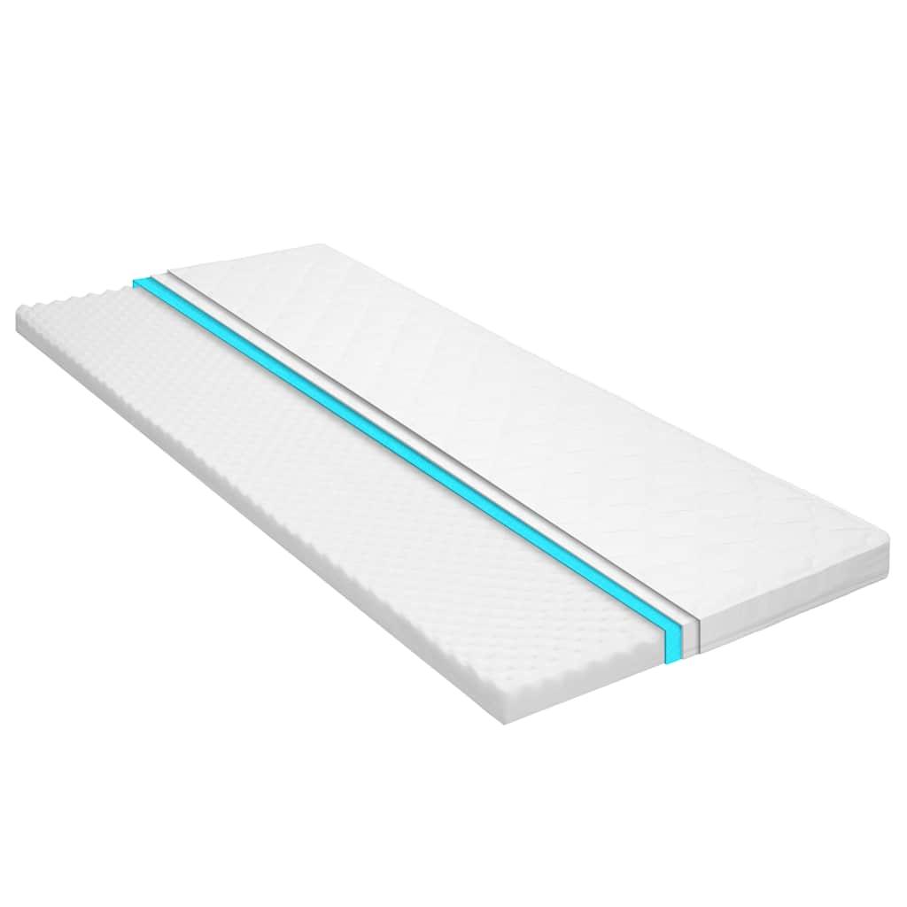 282768 Mattress Topper 80x200 cm Cold Foam Egg Profile 6 cm