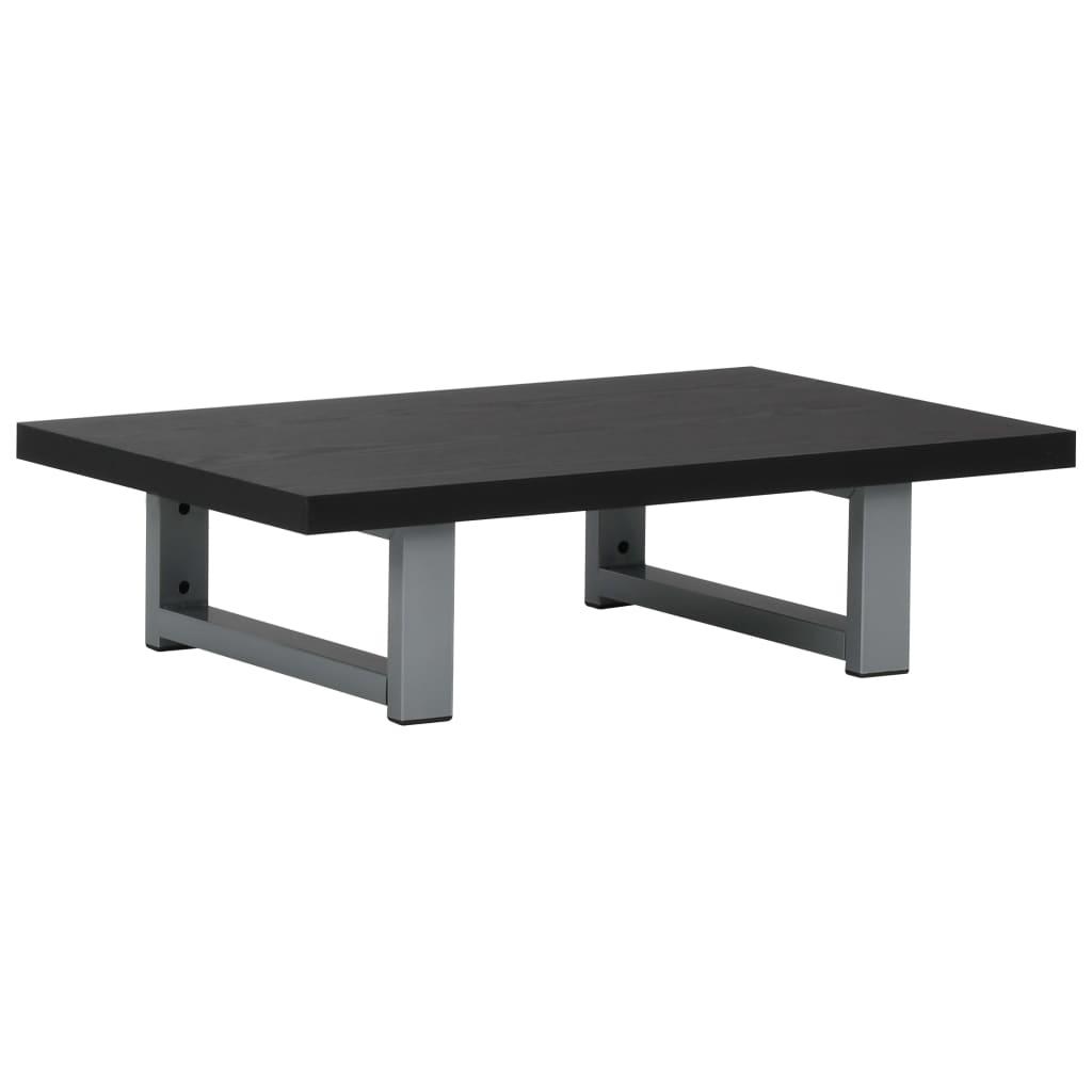 Mueble de Cuarto de Baño Marrón y Negro 38 x 33,5 x 160 cm