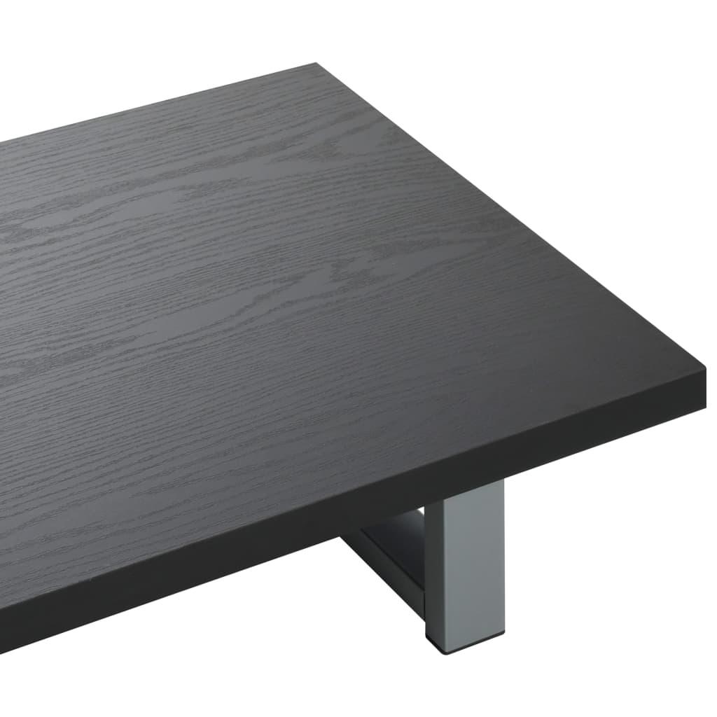 Mueble de Cuarto de Baño Marrón y Negro 38 x 33,5 x 160 cm