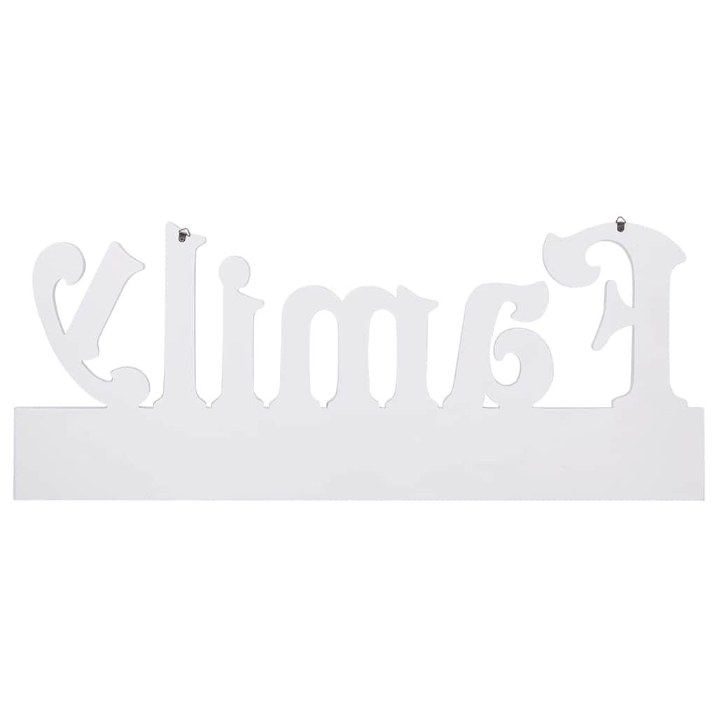 Perchero de pared FAMILY gris 74x29,5 cm