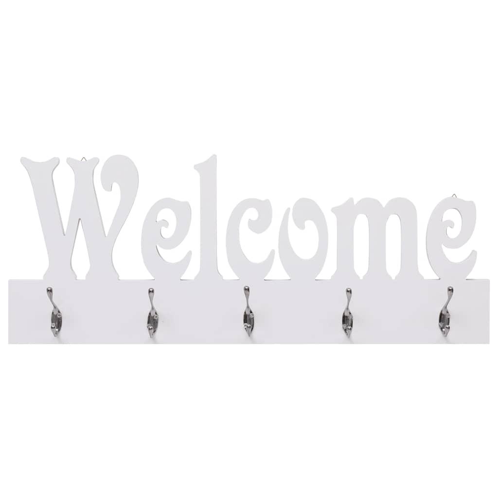 Perchero de pared WELCOME 74x29,5 cm