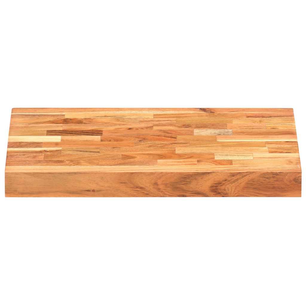 Tabla de cortar de madera maciza de acacia 40x30x3,8 cm