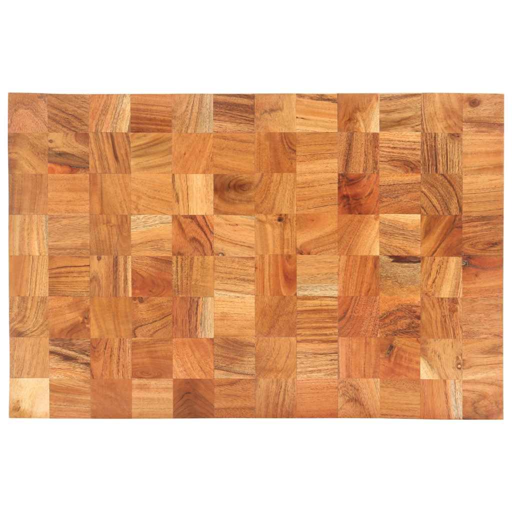 Tabla de cortar de madera maciza de acacia 40x30x3,8 cm