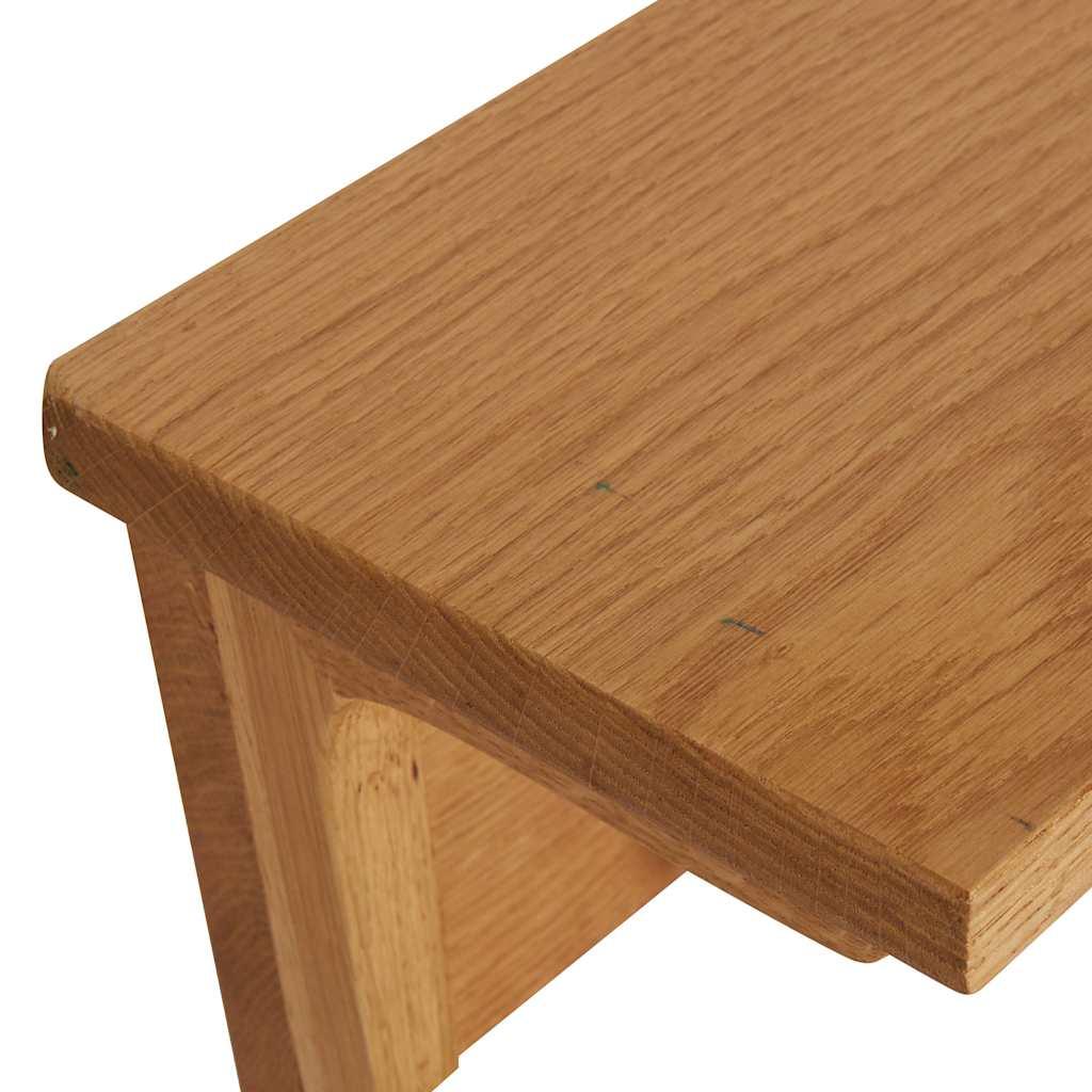 Perchero de madera maciza de roble