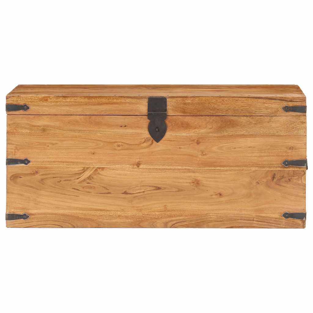 Baúl de madera maciza de acacia