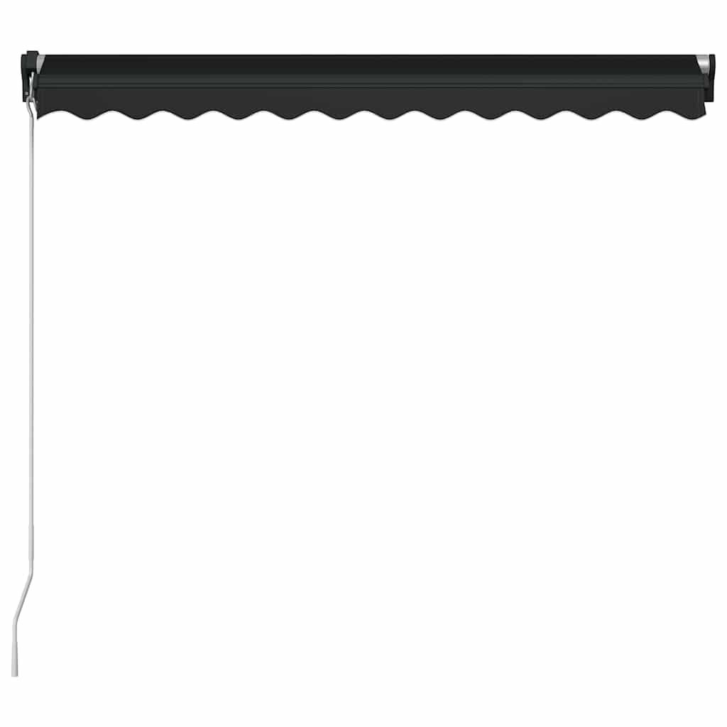 Toldo retráctil manual con LED