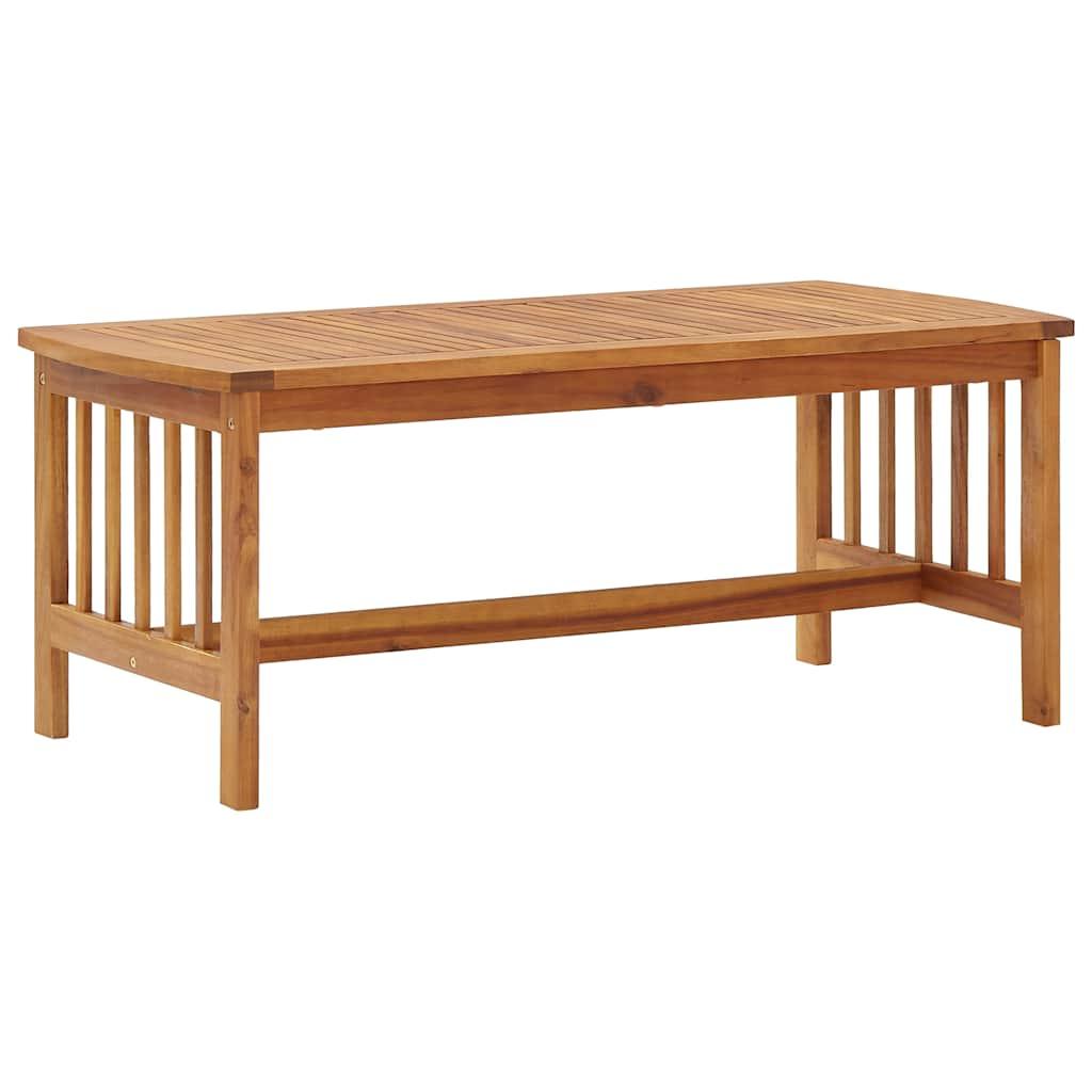 Juego muebles de jardín y cojines 5 piezas madera maciza acacia