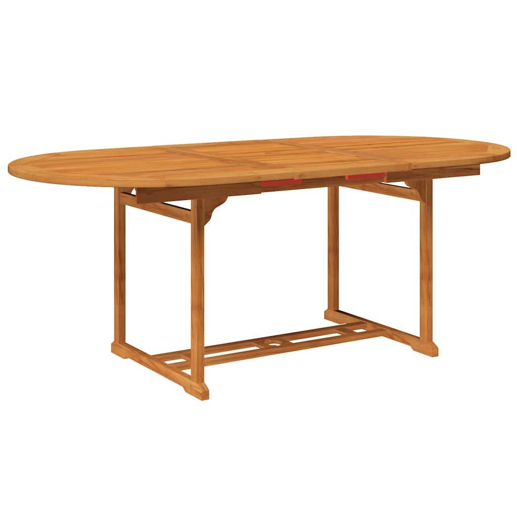 Juego de comedor de jardín 5 piezas 150-200 cm