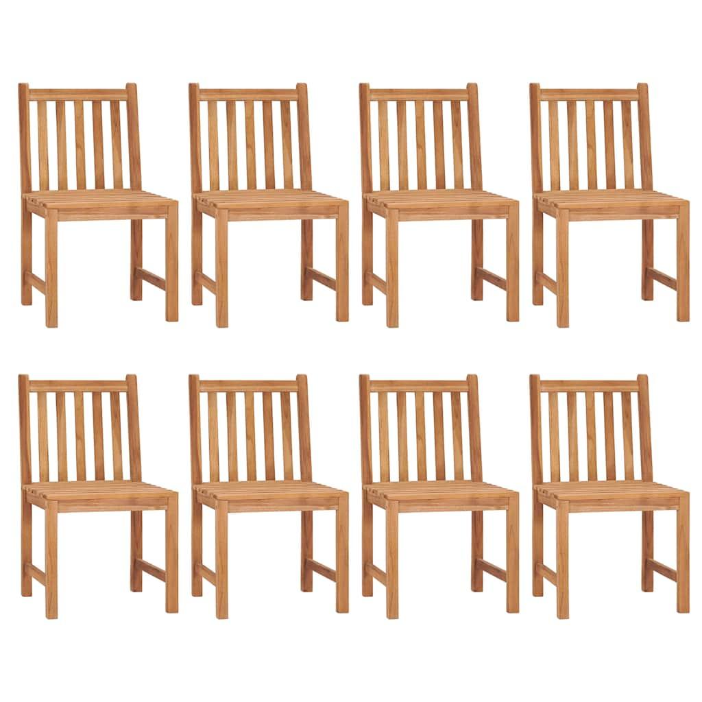 Conjunto de comedor de jardín de 9 piezas