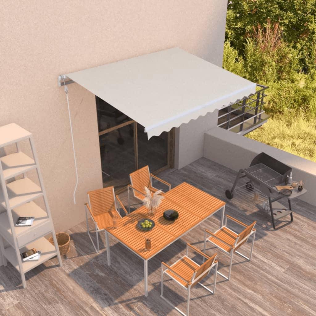 Toldo retráctil automático