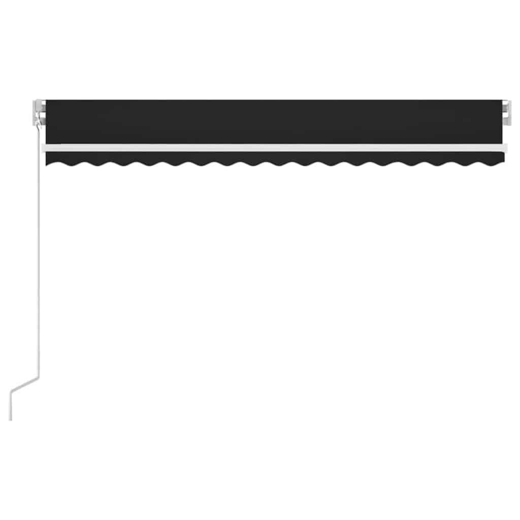 Toldo retráctil manual con LED