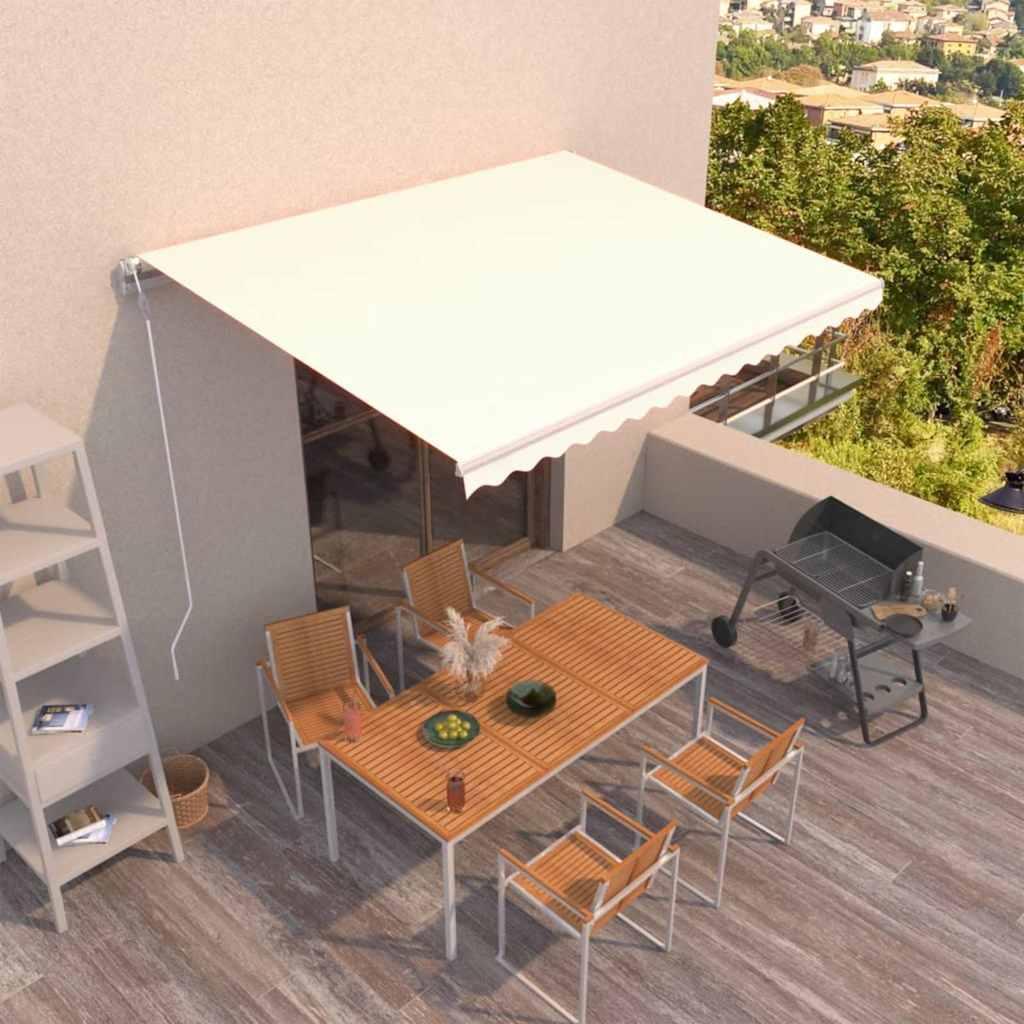 Toldo retráctil automático