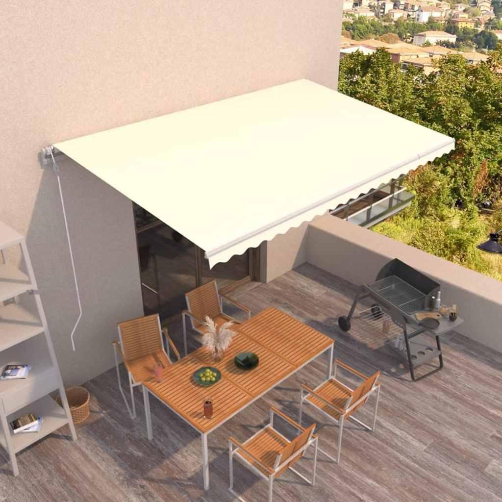 Toldo retráctil automático
