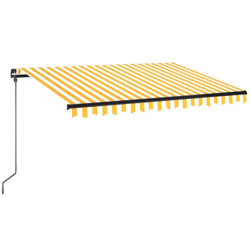 Toldo manual retráctil con LED