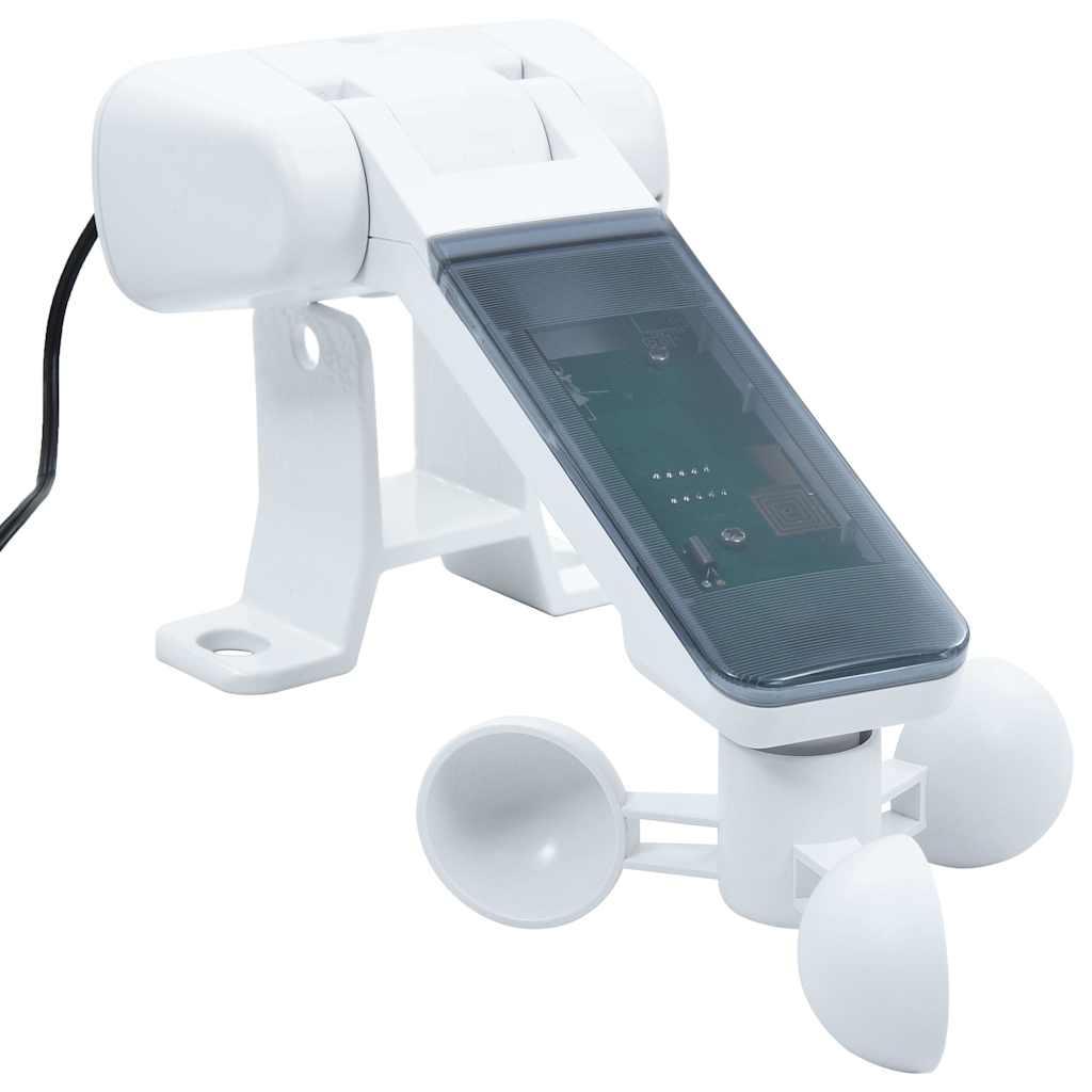 Toldo retráctil Gris claro y blanco. 400 x 350 cm Poliéster