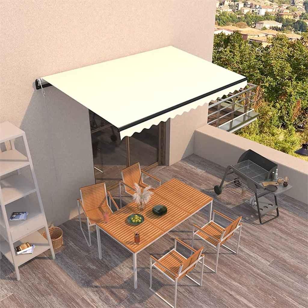 Toldo retráctil automático