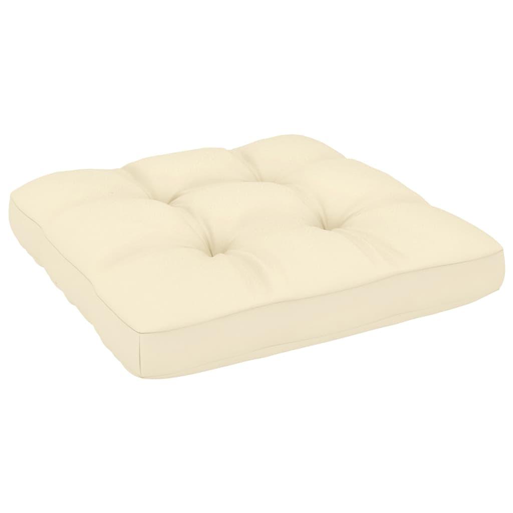 Juego de muebles de jardín 3 pzas y cojines madera maciza pino