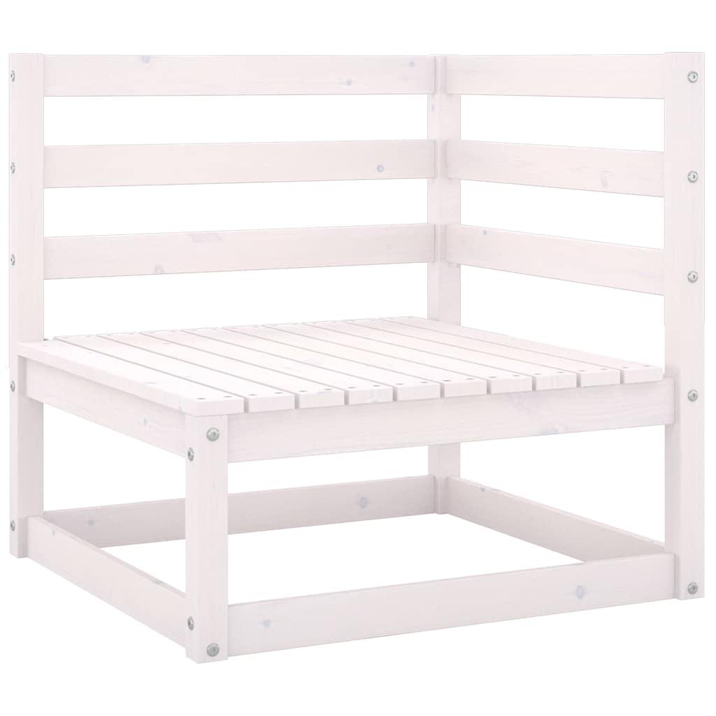 Juego de muebles de jardín 7 pzas y cojines madera pino maciza