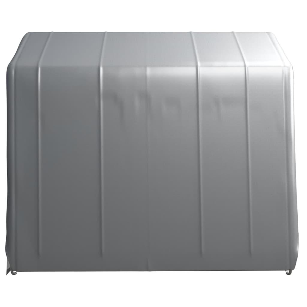 Carpa de almacenamiento acero gris 300x600 cm