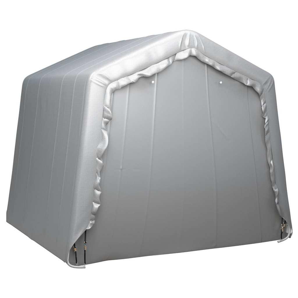 Carpa de almacenamiento acero gris 300x600 cm