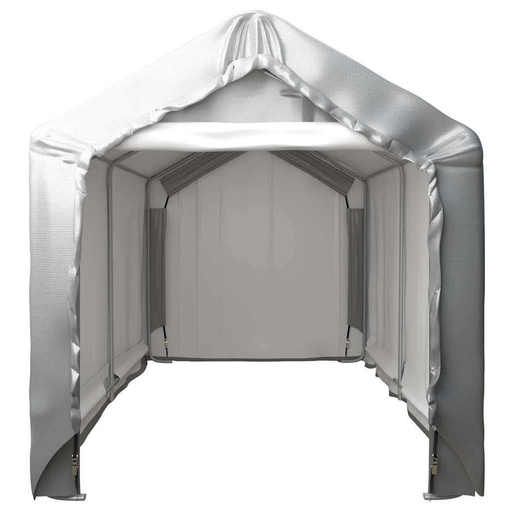 Carpa de almacenamiento acero gris