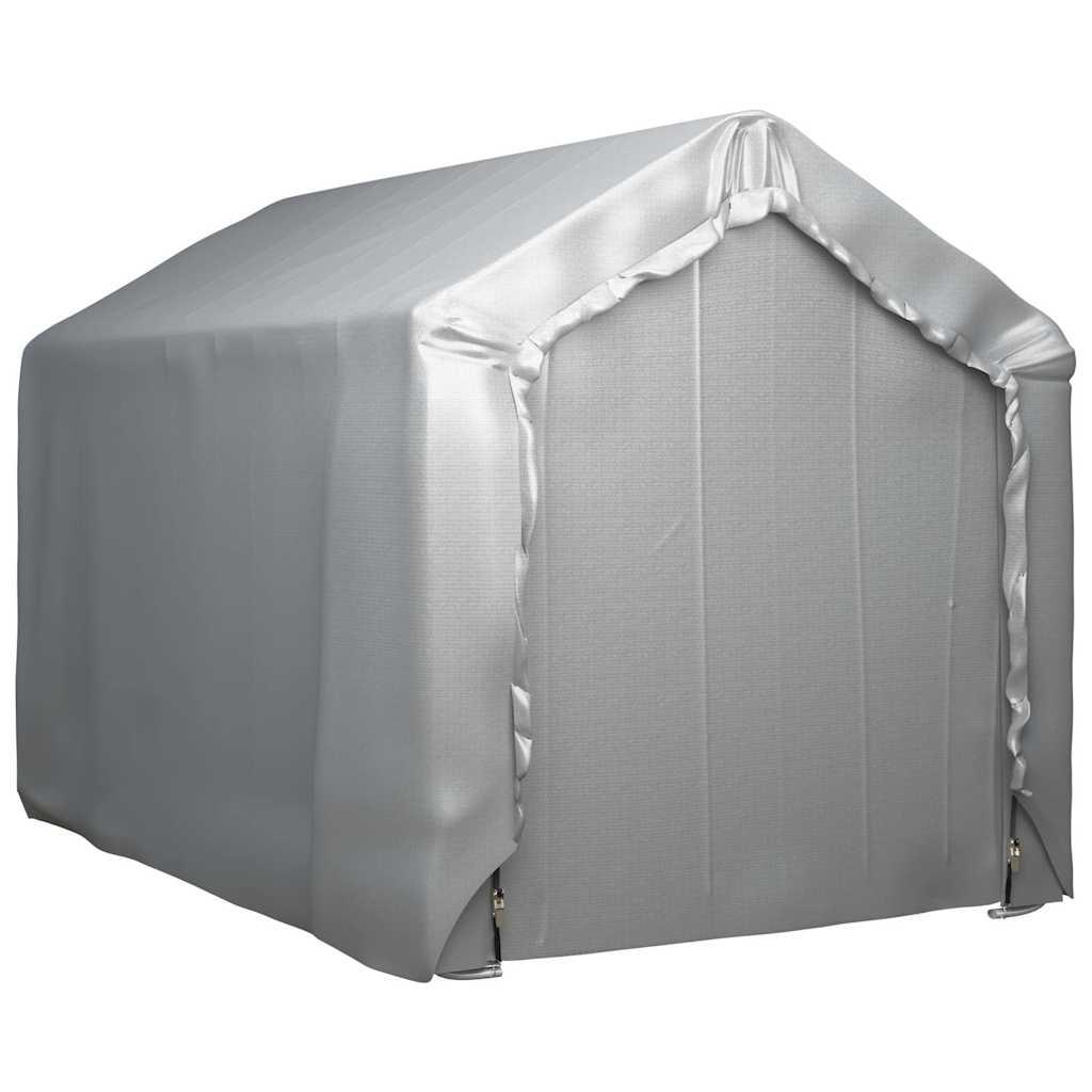 Carpa de almacenamiento acero gris