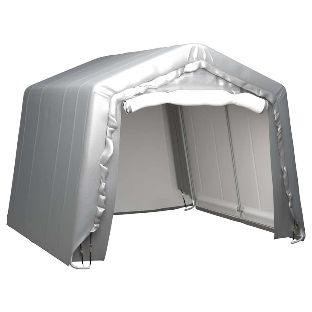 Carpa de almacenamiento acero gris