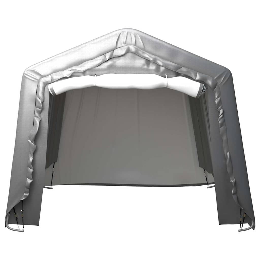 Carpa de almacenamiento acero gris