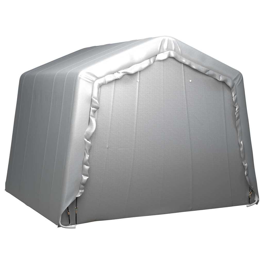 Carpa de almacenamiento acero gris