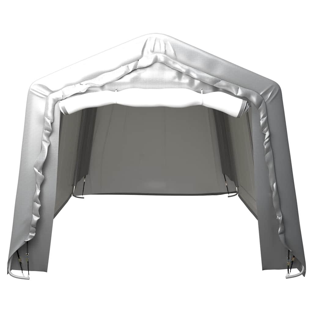 Carpa de almacenamiento acero gris 300x600 cm