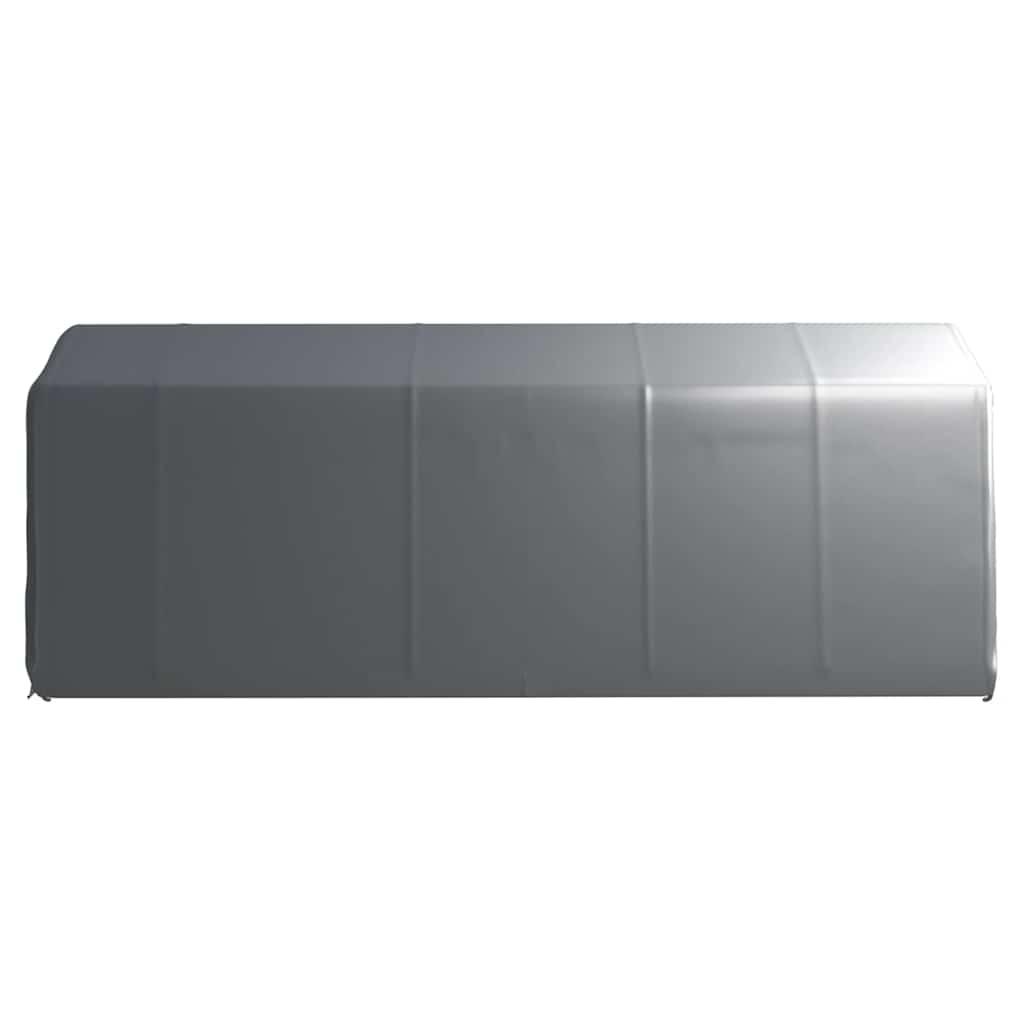Carpa de almacenamiento acero gris 300x600 cm