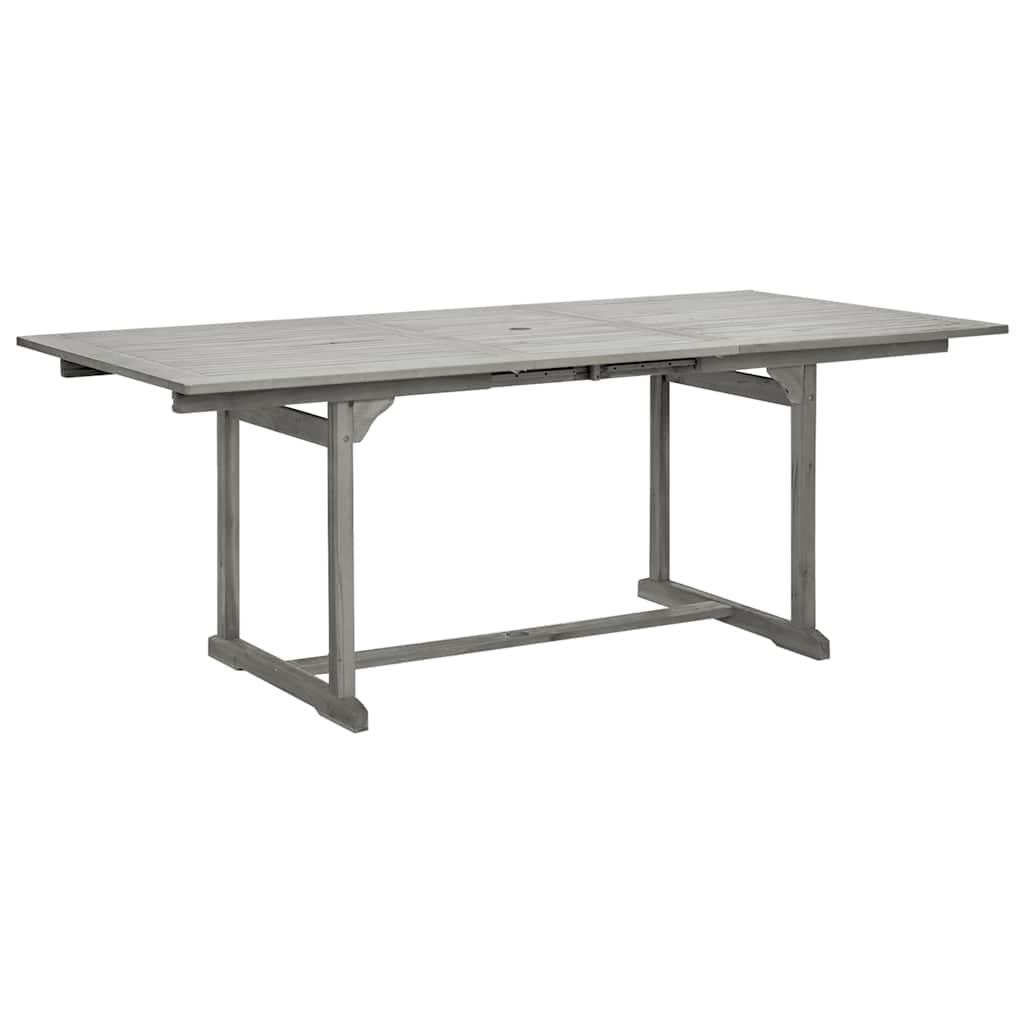 Juego de comedor de jardín 5 piezas madera maciza de acacia