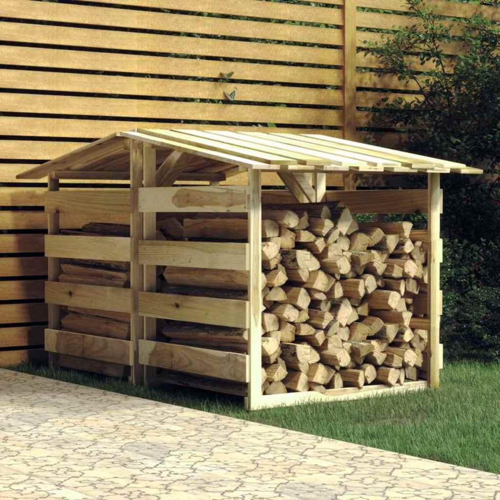 Pérgolas con techo 2 uds madera pino impregnada