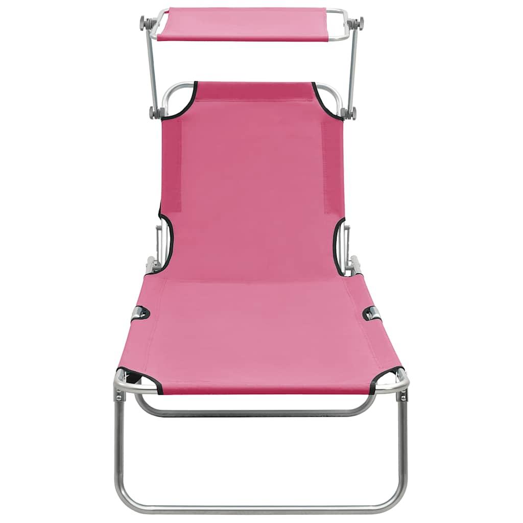 Tumbona plegable con toldo