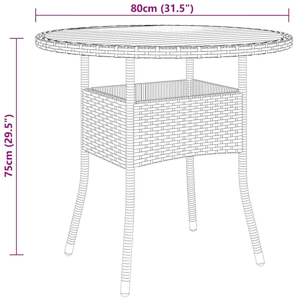 Mesa de jardín madera acacia