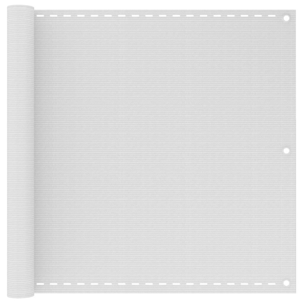 Toldo para balcón HDPE amarillo y blanco 90x300 cm