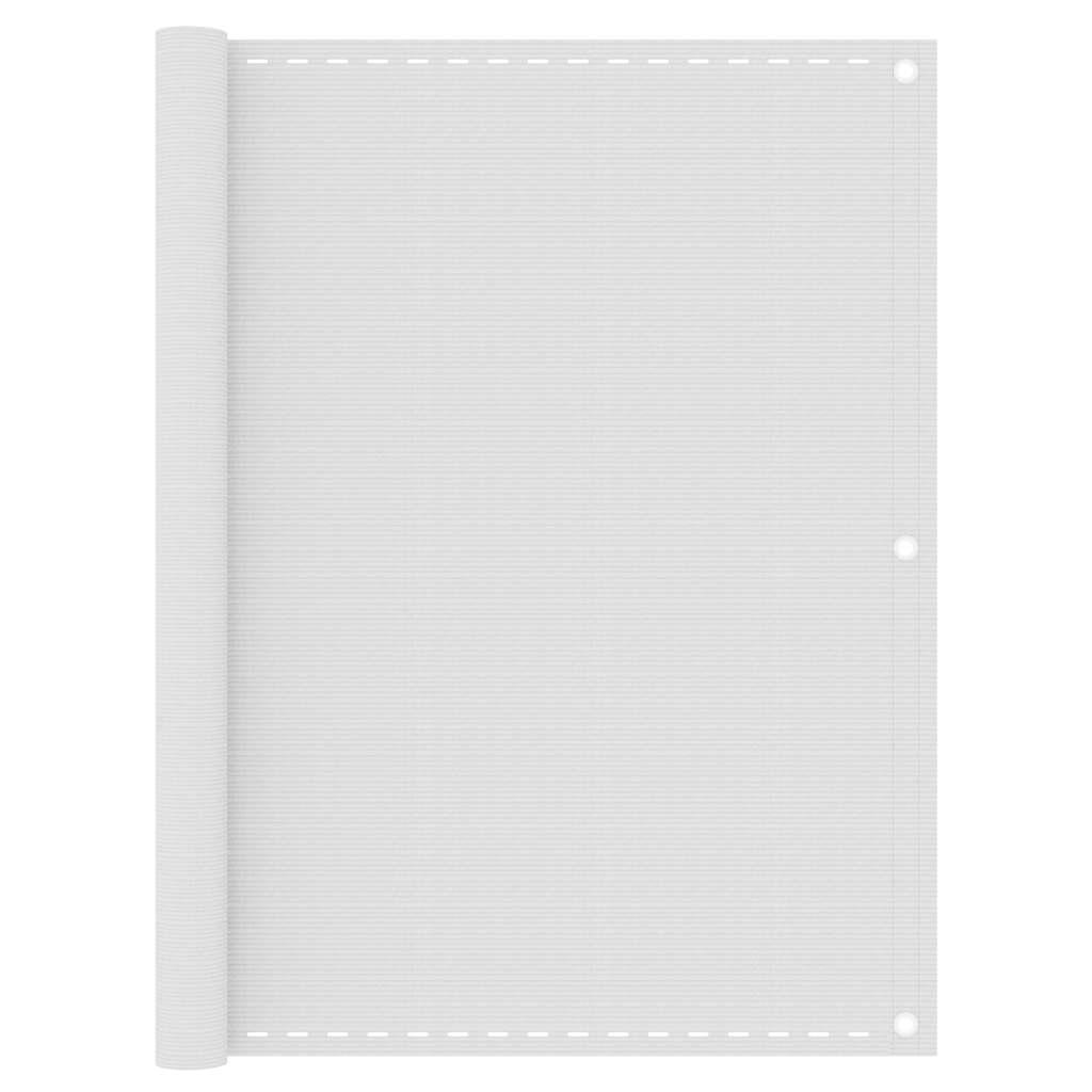 Toldo para balcón HDPE 120x500 cm gris antracita y blanco