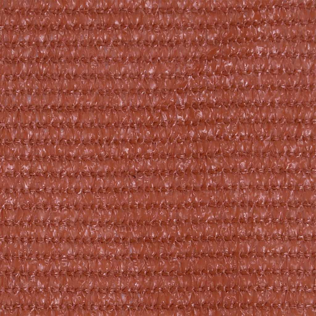 Toldo para balcón HDPE terracota 120x500 cm