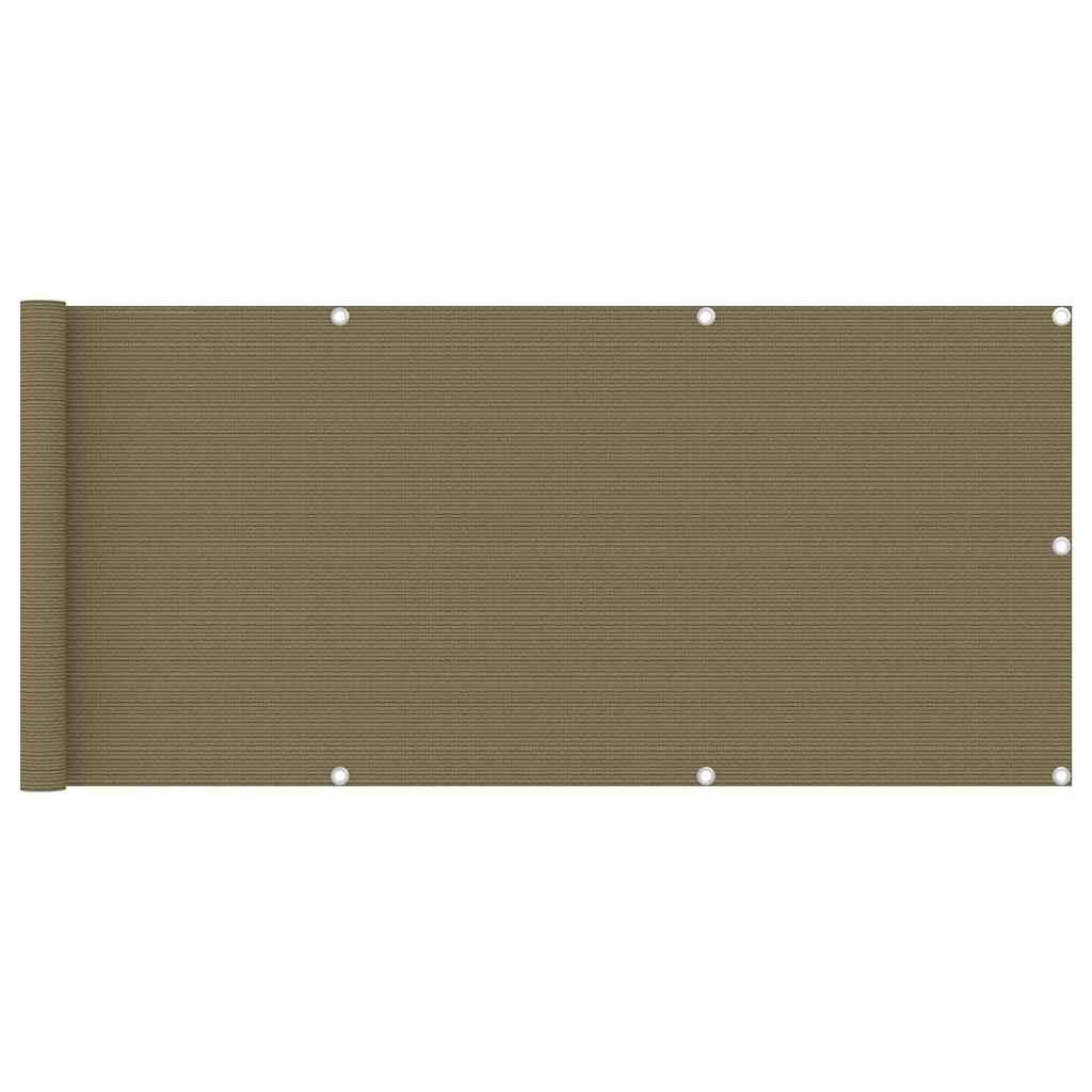 Toldo para balcón HDPE 75x400 cm